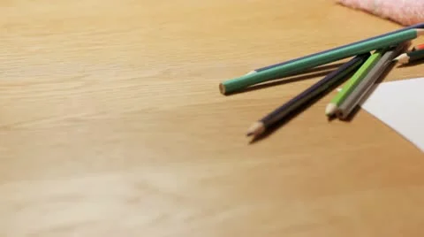 Panning Maths Homework Video stock 11897815