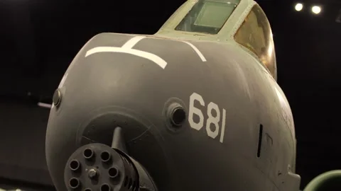 Panning Motion A10 Warthog Thunderbolt Airplane Cockpit 库存影片 148095663