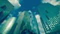Panning over modern New York City skyscrapers 4k or 4k+ Resolution