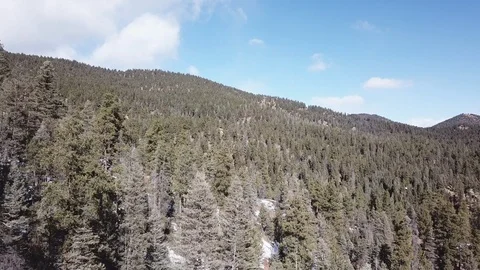 Panning over valley, mountain and canyon Video stock 86500950