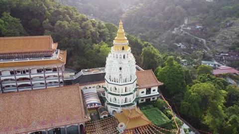 Panning pagoda temple Stock Footage 150314995