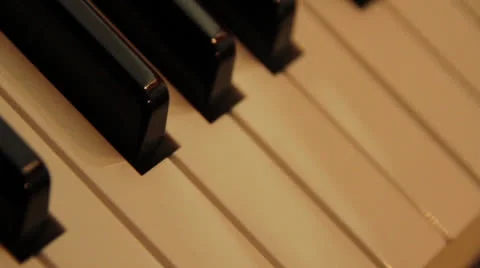 Panning Piano - close up 库存影片 22824812