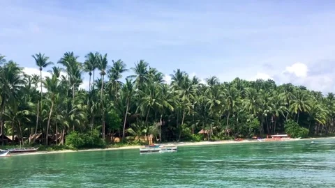 Panning The pihilippines beach Stock Footage 216041226