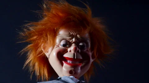 Panning right to laughing dummy. Stock Footage 55076719