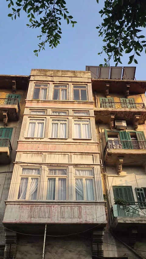 A panning shot of a building Stock-Footage 314500418