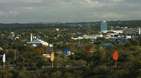 Panning Shot of city Stock-Footage 61250882