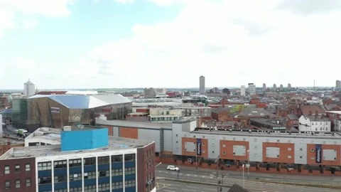 Panning Shot Of Leicester Stock Footage 154753046