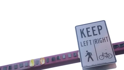 Panning Sign Video stock 80005441