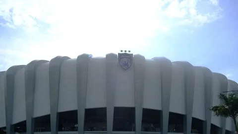 Panning Sultan Ibrahim Stadium Stock-Footage 284791516