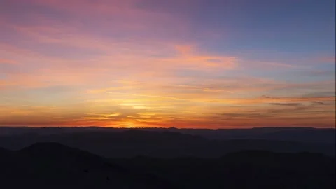 Panning Sun rise time lapse Stock Footage 142903221
