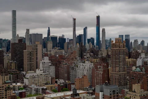 Panning Sunset Cityscape Timelapse 3 Stock Footage 130564241