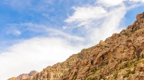 Panning Time Lapse at Red Rock Canyon Stock Footage 51139433