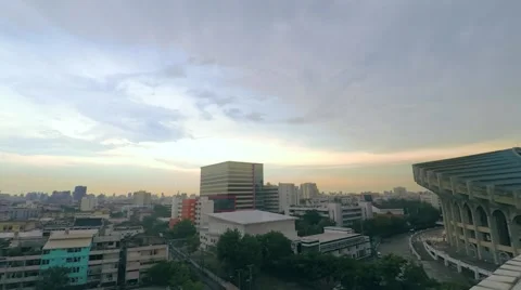 Panning Timelapse Bangkok Video stock 54992080