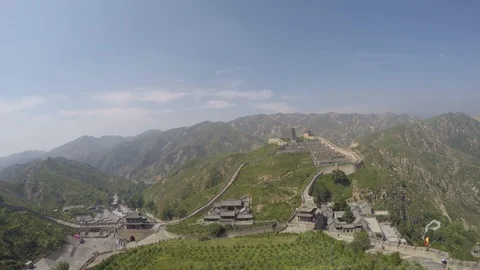 Panning timelapse of The Great Wall of China 動画素材 101036413