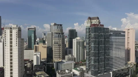 Panning Timelapse of Makati, Metro Manila - Philippines Timelapse Stock Footage 55100989