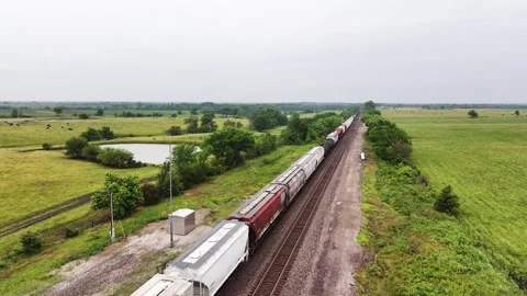 Panning up from train cargo. Stock Footage 243605094