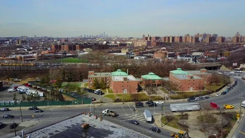 Panning View of Brownsville Brooklyn Stock Footage 78734792