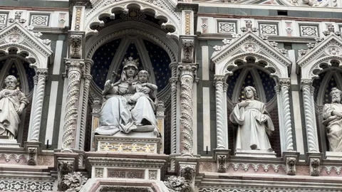 Panning view of the Duomo of Florence Stock Footage 217029038