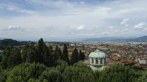 Panning view of Florence Stock Footage 57804103