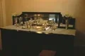 Panning view of furniture and dining table in dining room Footage