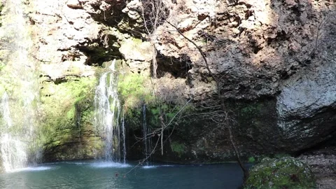 Panning the Waterfalls Stock Footage 167983758