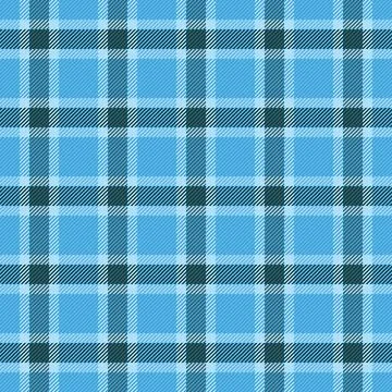 Pano fabric texture vector, product seamless background plaid. Primary chec.. Stock Illustration