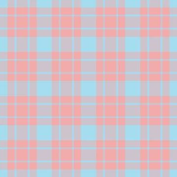 Pano vector pattern seamless, 1970s check fabric textile. Silky plaid backg.. Stock Illustration