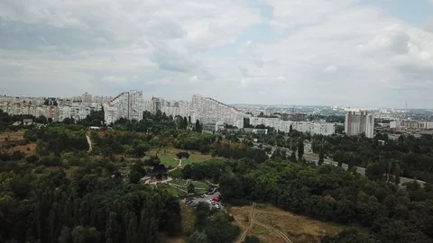 Panorama aerial view Stock Footage 129172227