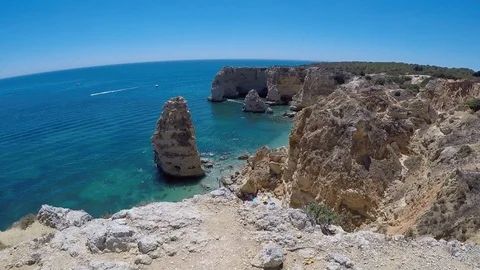 Panorama in Algarve Stock Footage 105260821