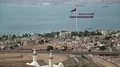 Panorama of Aqaba city in Jordan and seacoast of Eilat city in Israel HD Footage