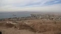 Panorama of Aqaba city in Jordan and Eilat city in Israel HD Footage