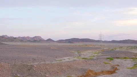 Panorama of the Arabian Desert Stock Footage 87068491