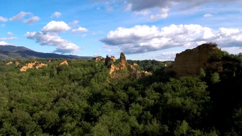 Panorama Balze drone View. Fly Over Landscape Vídeos de archivo 80603084