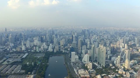 Panorama of Bangkok Stock Footage 101946539