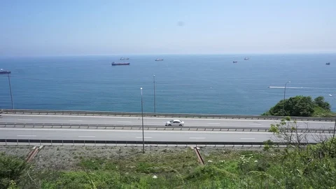 Panorama of the Bay Quiet Vídeo Stock 78091377