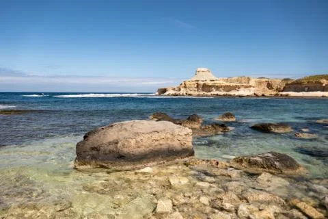 Panorama from the beach Stock Photos