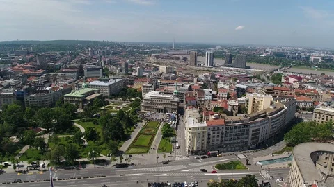 Panorama belgrade Stock Footage 109173974