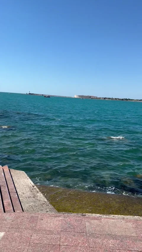 Panorama of Black Sea 스톡 동영상 248569071