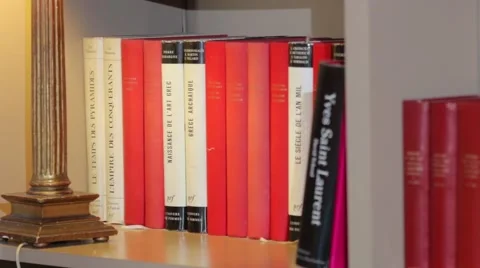 Panorama books Stock Footage 52856033