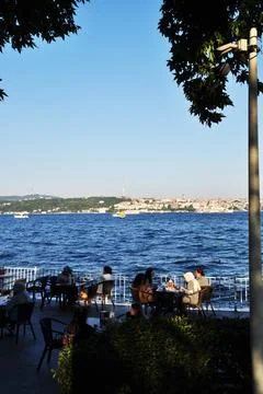 Panorama of the Bosphorus. Stock Photos
