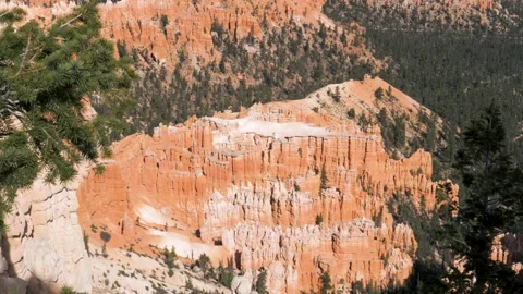 Panorama of Bryce Canyon Park Stock Footage 201208624