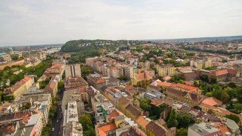 Panorama of Budapest Stock Photos