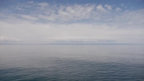 Panorama of the calm waves Stock Footage 103441340