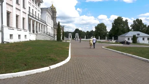 Panorama camera of the historical square. Video stock 113400112