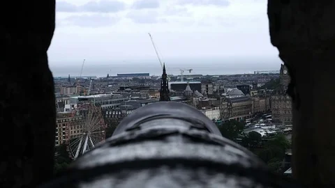 Panorama from a cannon Stock Footage 83356417