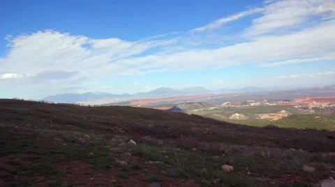 Panorama of Capitol Reef Stock Footage 5719619
