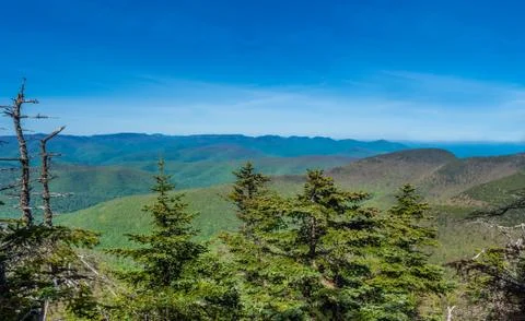 Panorama of Catskill Mountains Stock Photos