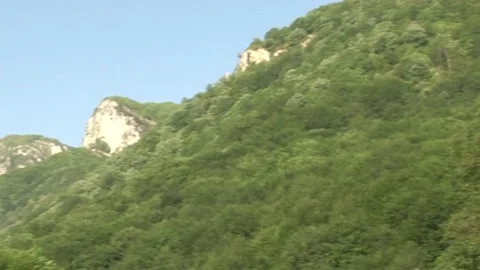 Panorama of the cerna mountains Stock Footage 140914975