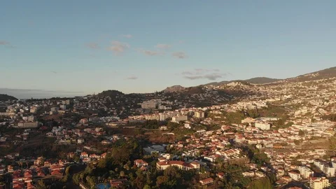 Panorama of the city. Drone Stockbeeldmateriaal 120758588