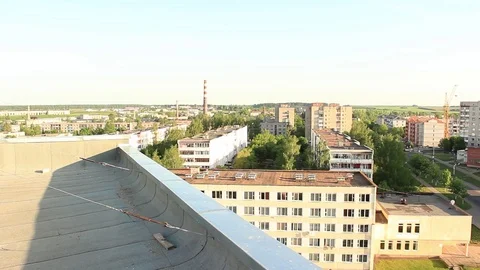 Panorama of the city Stock Footage 104268668